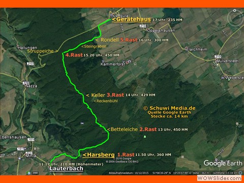 Wanderkarte Winter 2016