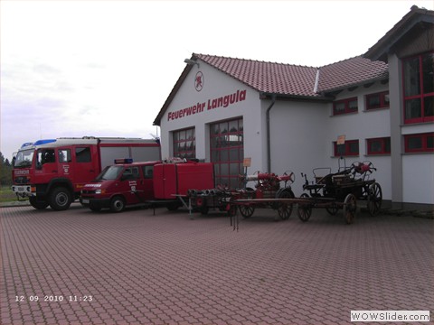 Depot mit Einsatztechnik alt und neu